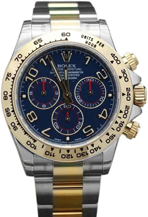 rolex daytona bicolor stahl / gold blaues zifferblatt|Rolex daytona gehäuse.